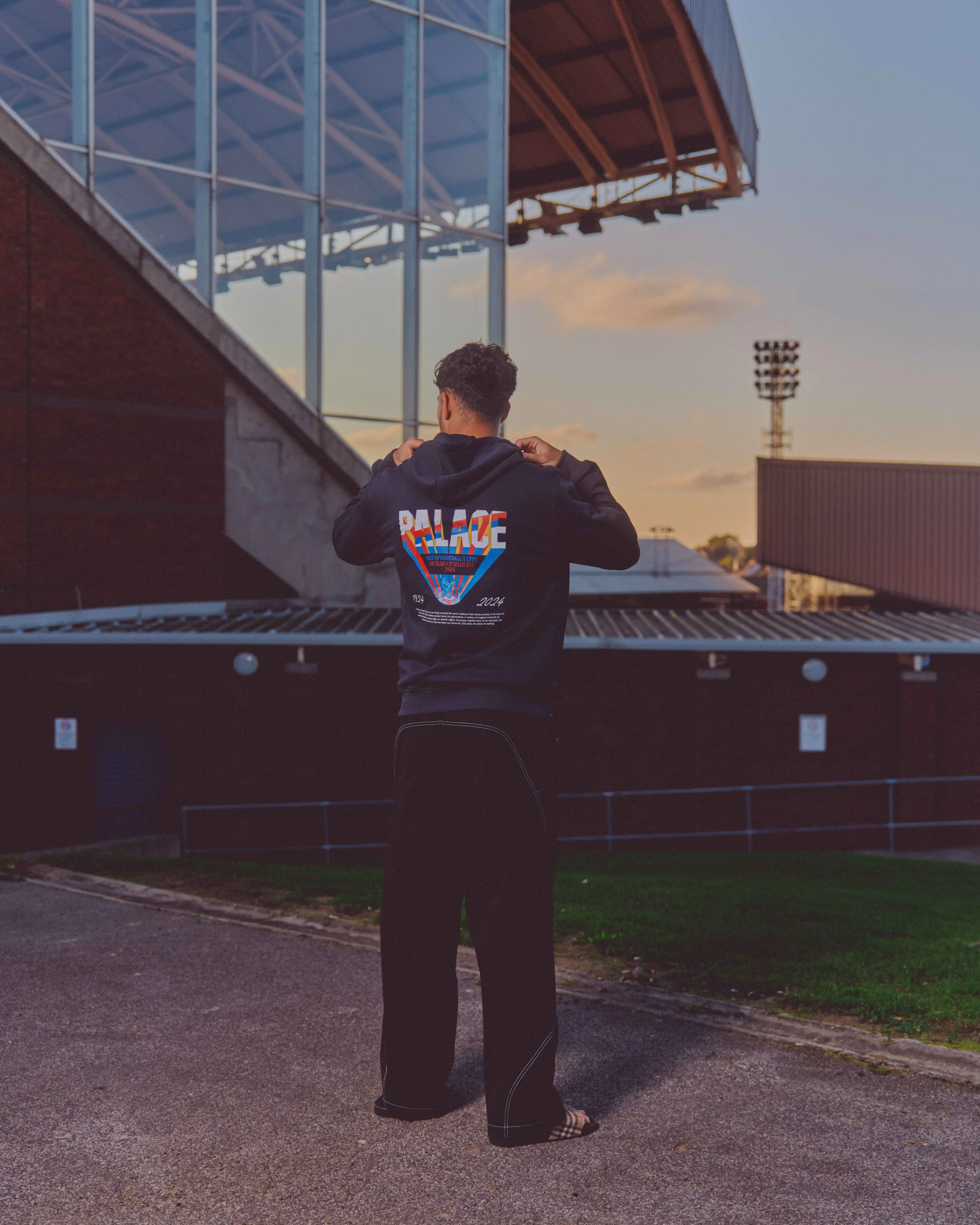 CPFC Selhurst Park Anniversary Navy Hoodie - Image 3