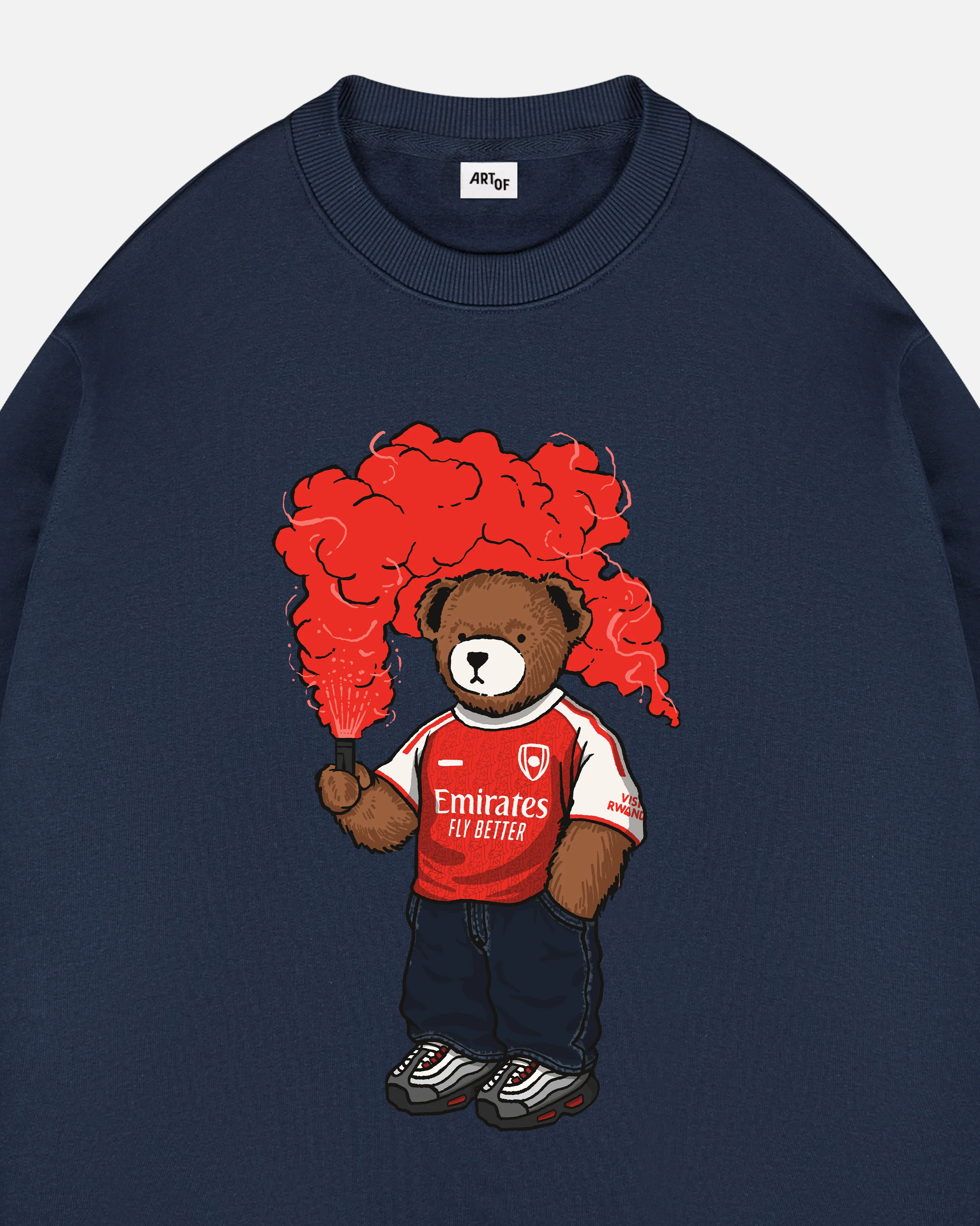 AFC Champions Pickles Navy Sweat - Image 2