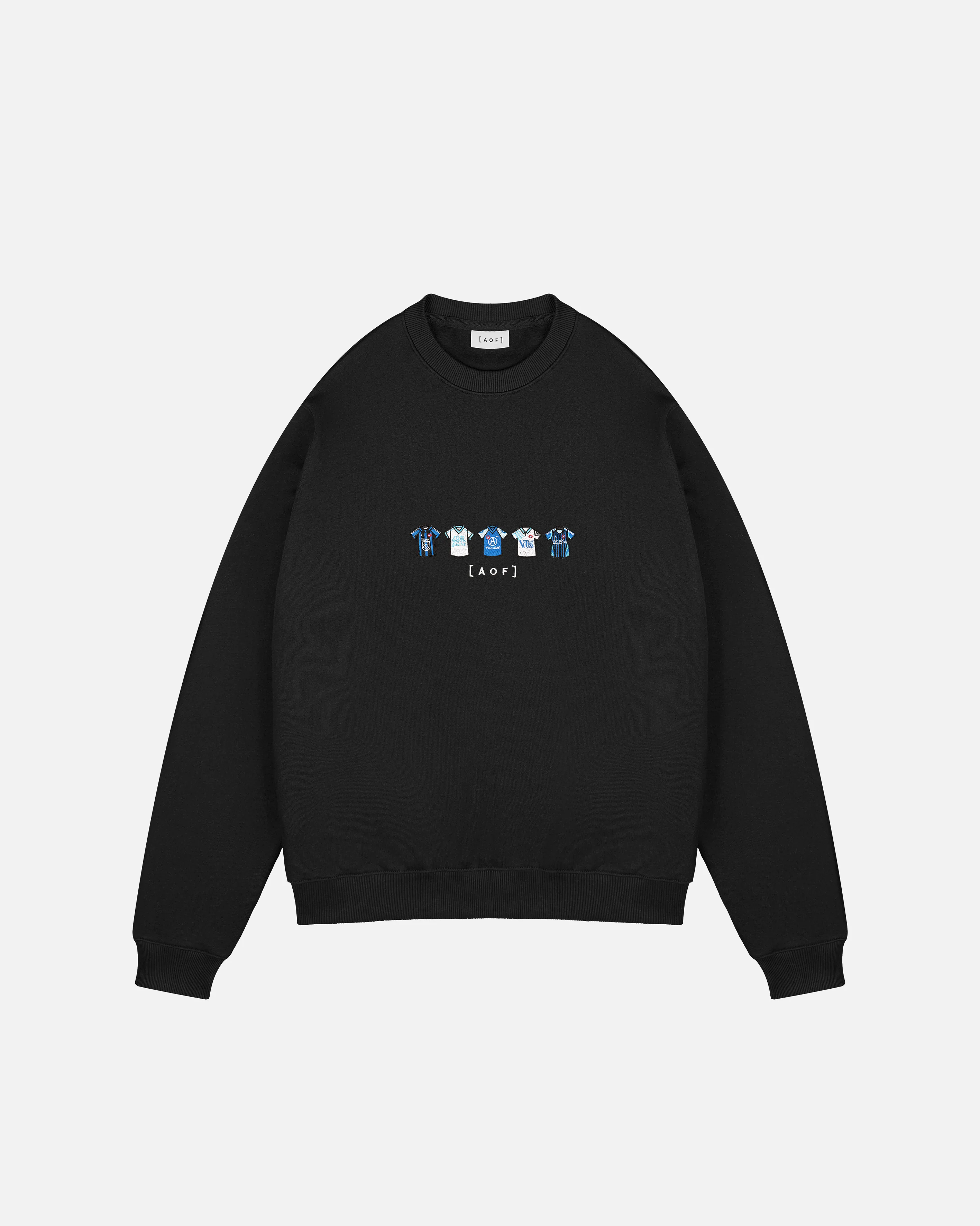 Club Brugge Embroidered Classics Black Sweat