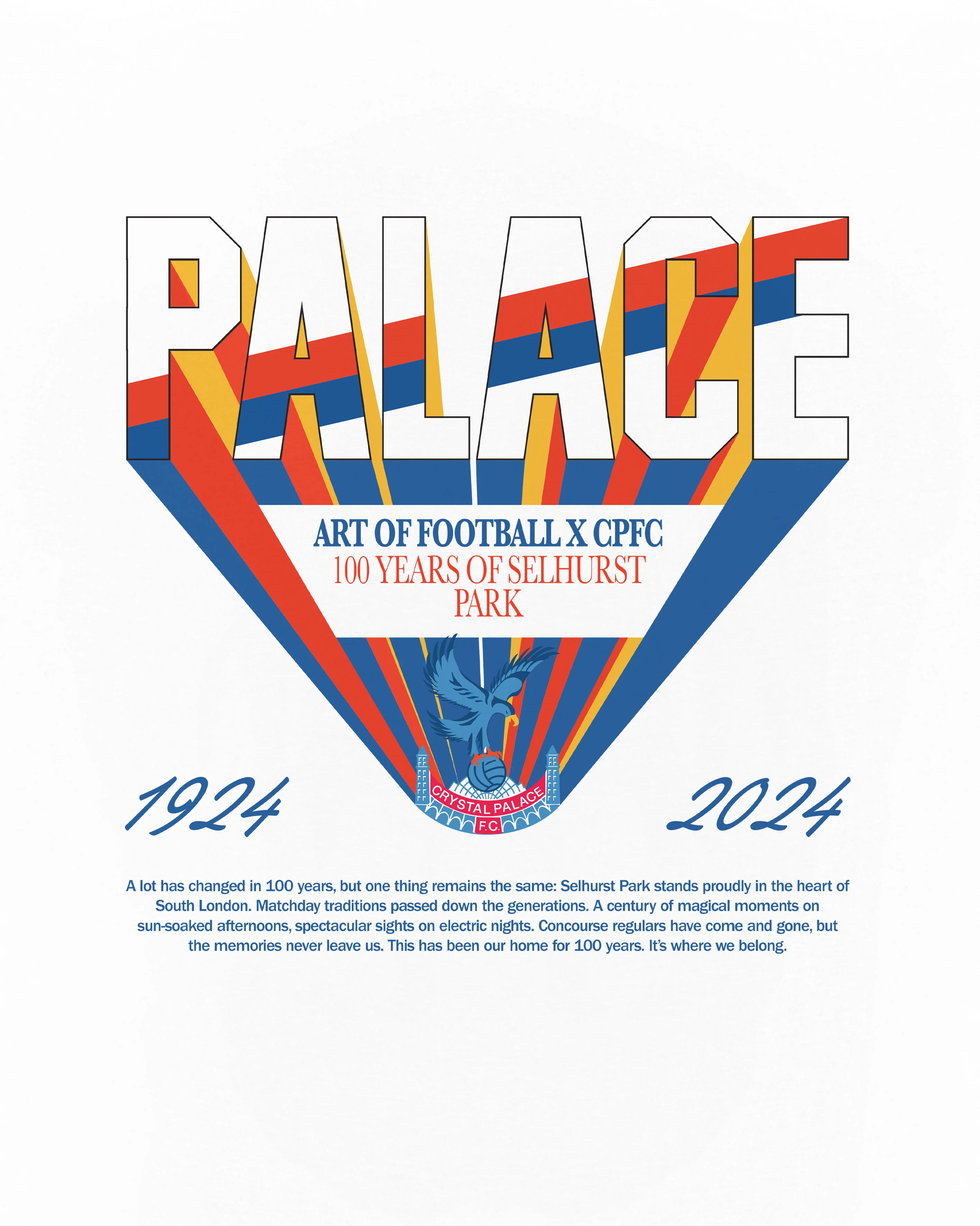 CPFC Selhurst Park Anniversary White Tee - Image 2