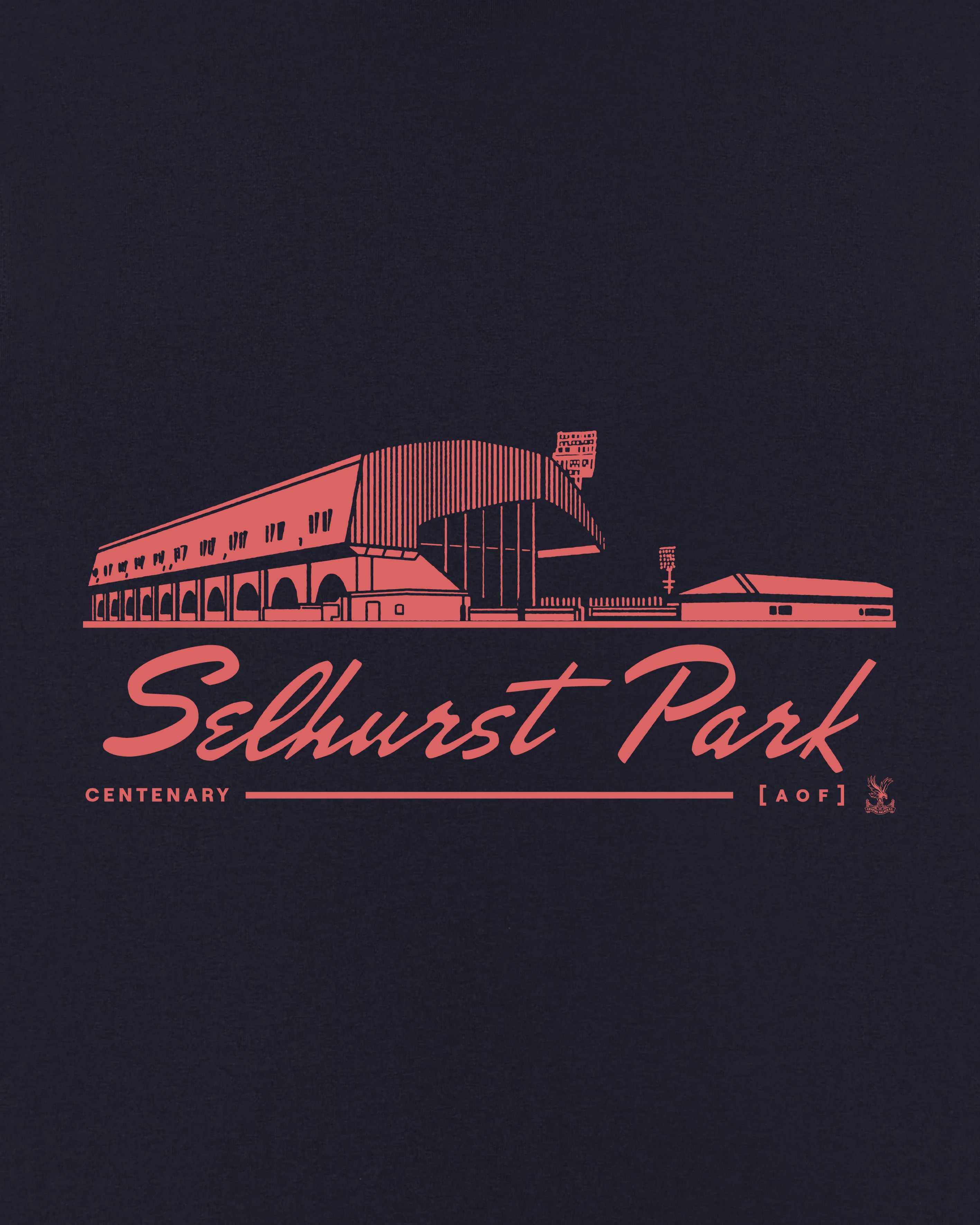 Crystal Palace Stadium Navy Tee - Image 3