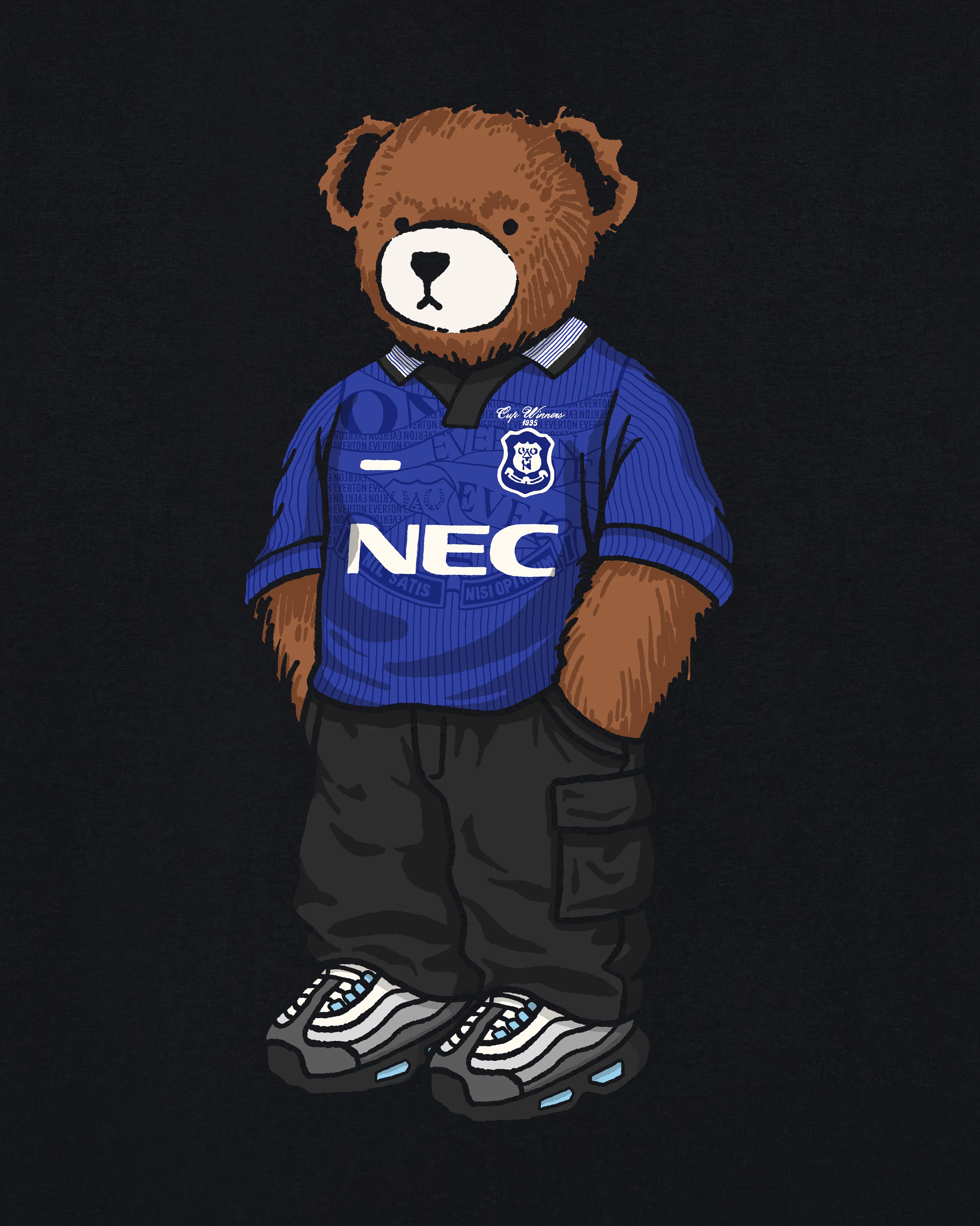 Everton Home Pickles Black Tee - Image 2