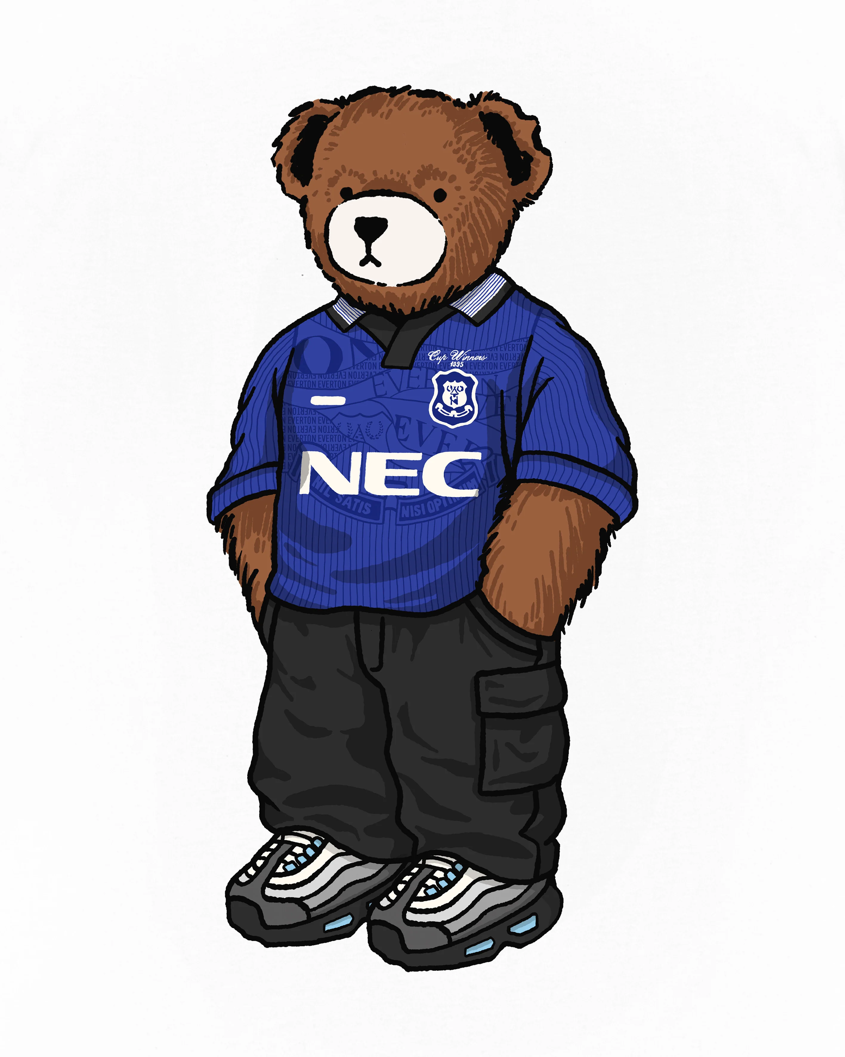 Everton Home Pickles White Tee - Image 2
