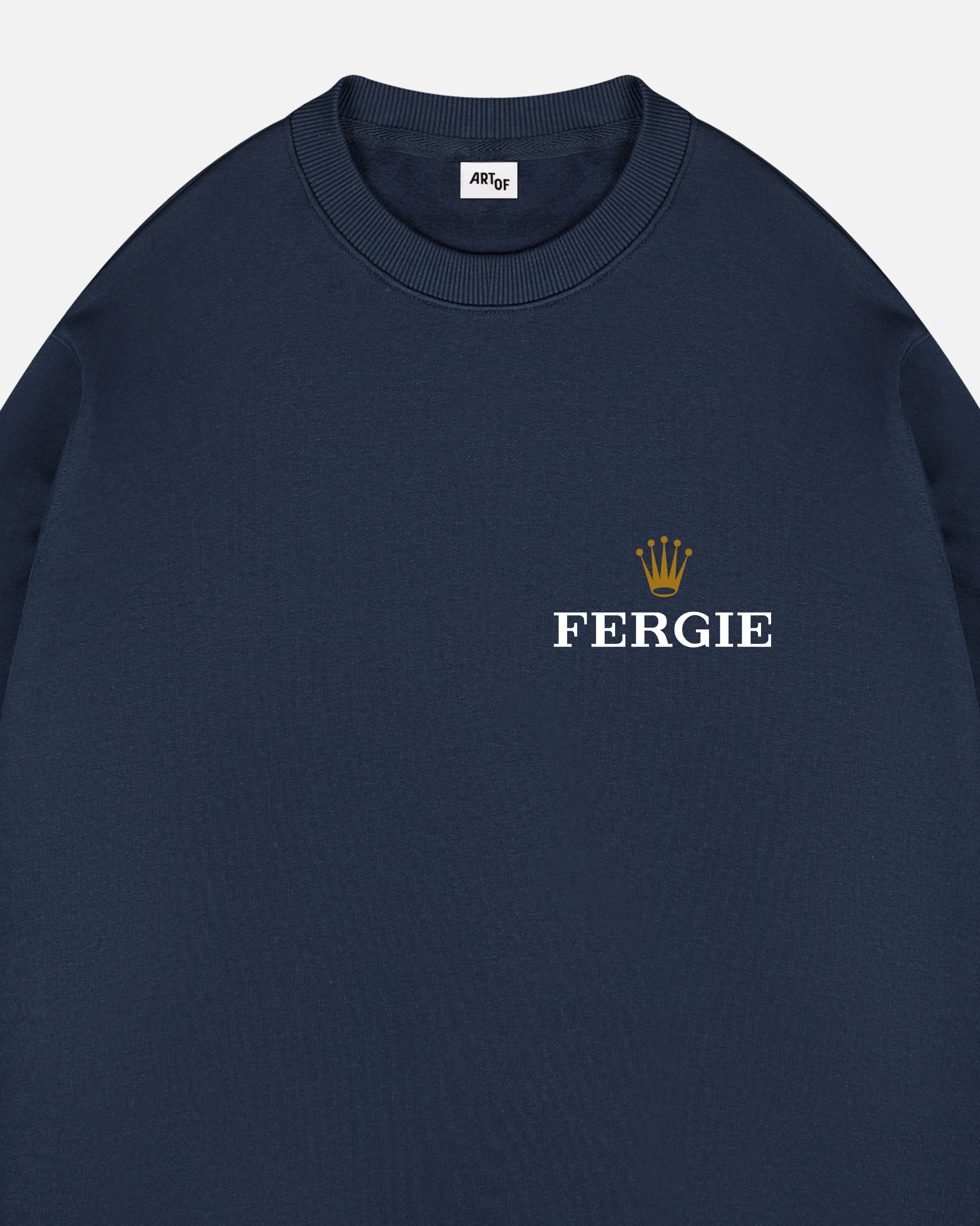 Fergie Time Navy Sweat - Image 3