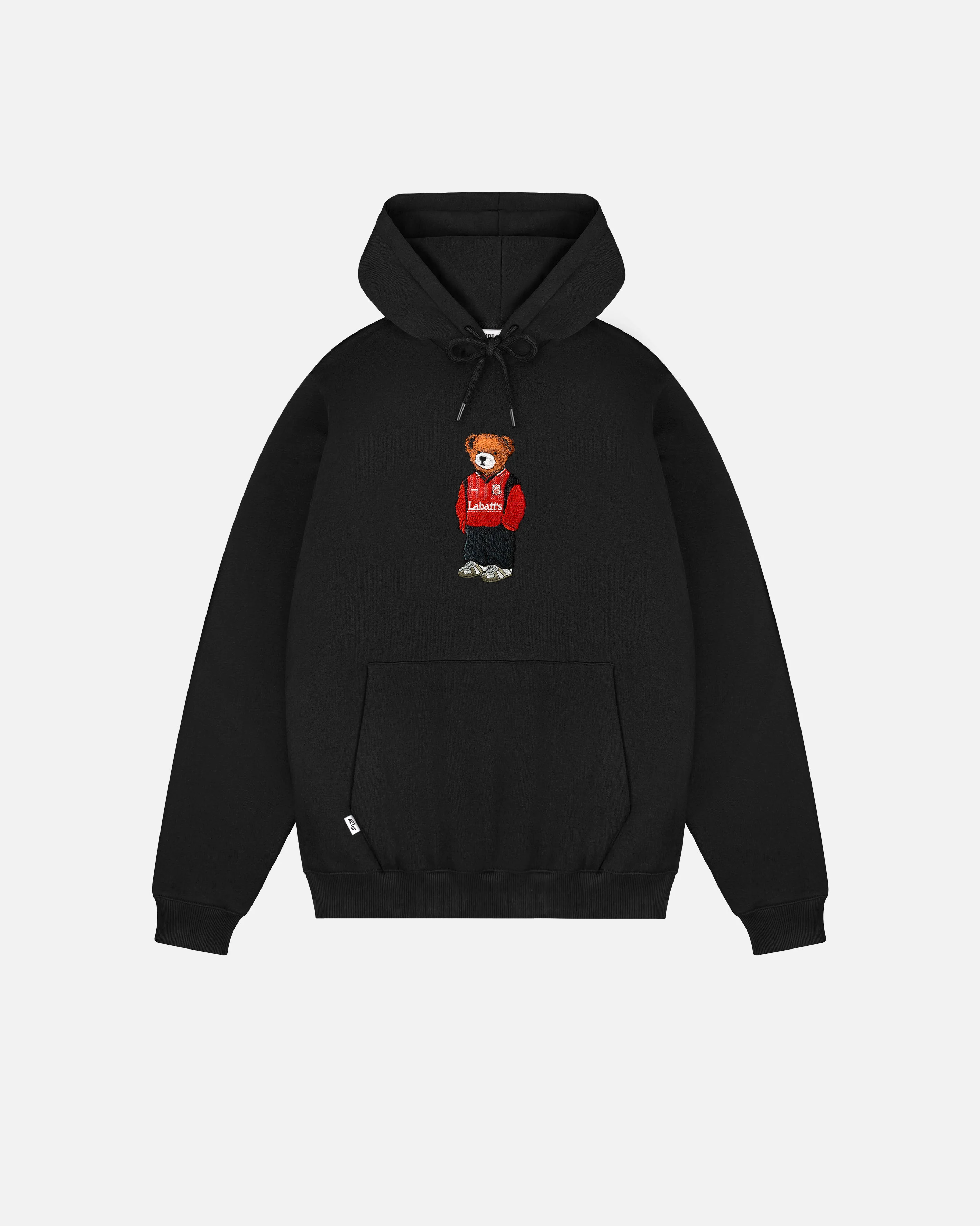 Forest Embroidered Pickles Black Hoodie