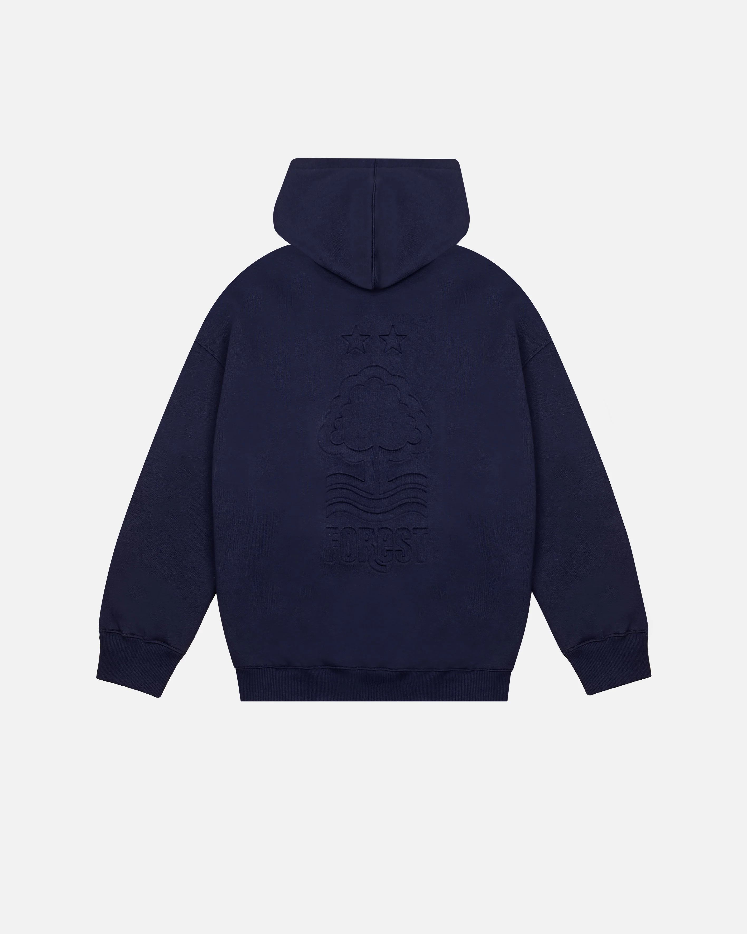 Forest Debossed Zip Through Hoodie - Image 3