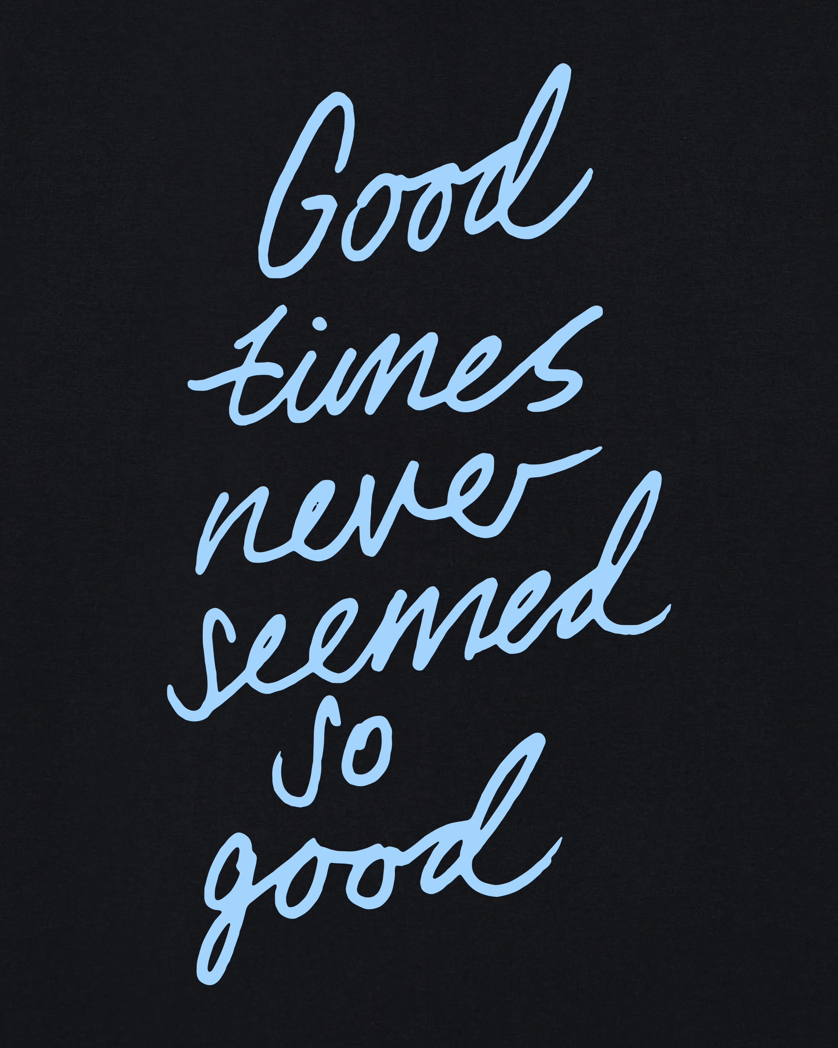 Good Times Black Tee - Image 4