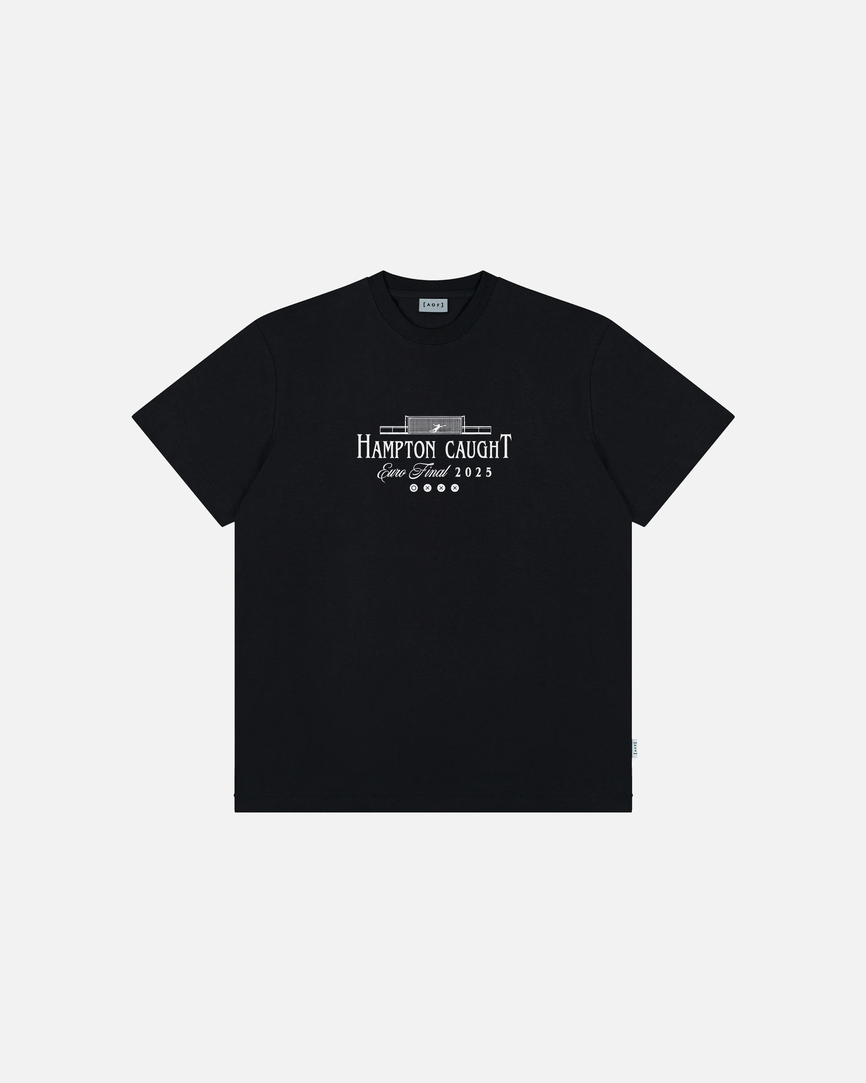 Hampton Caught Black Tee