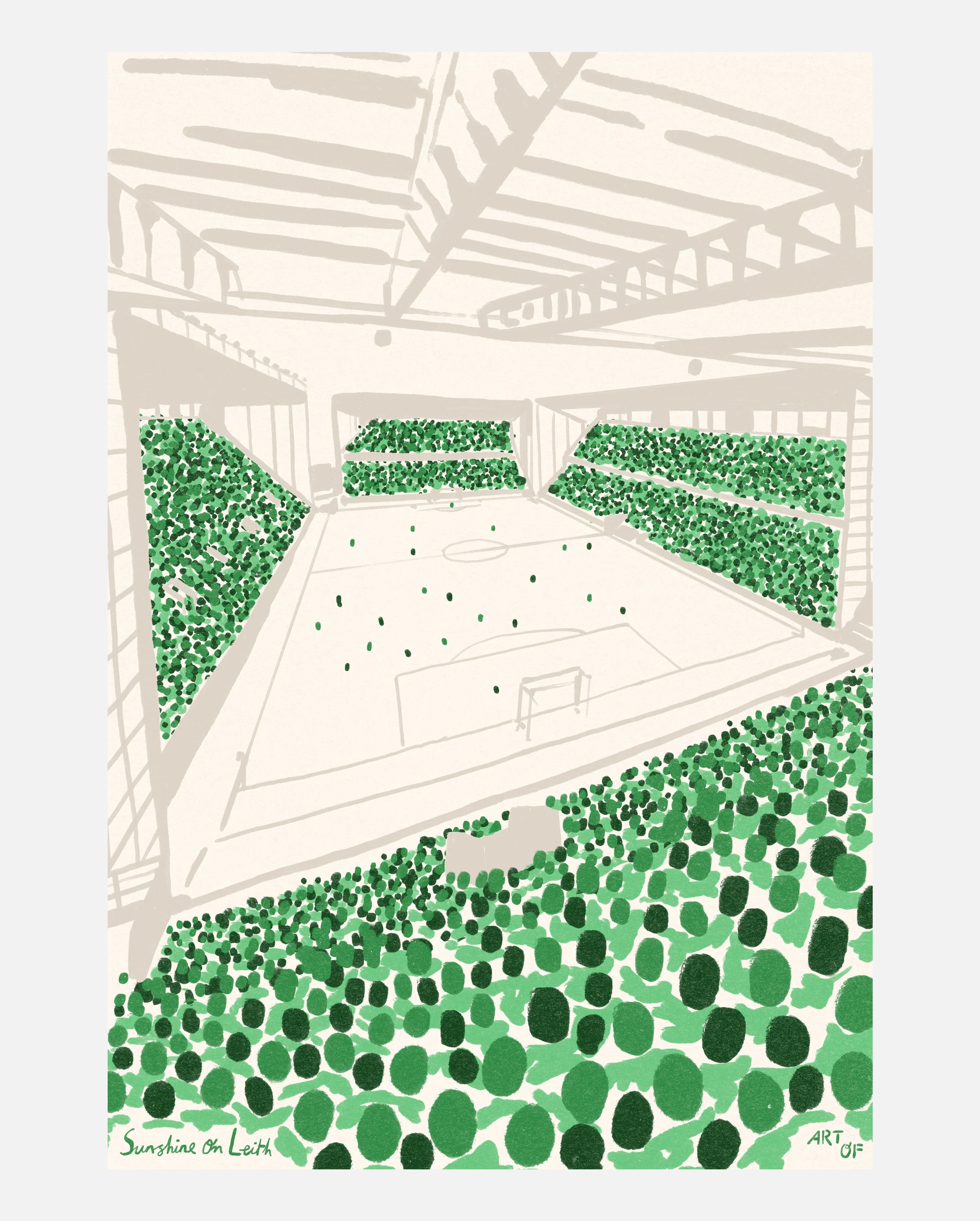 Hibernian 12th Man Print - Image 3