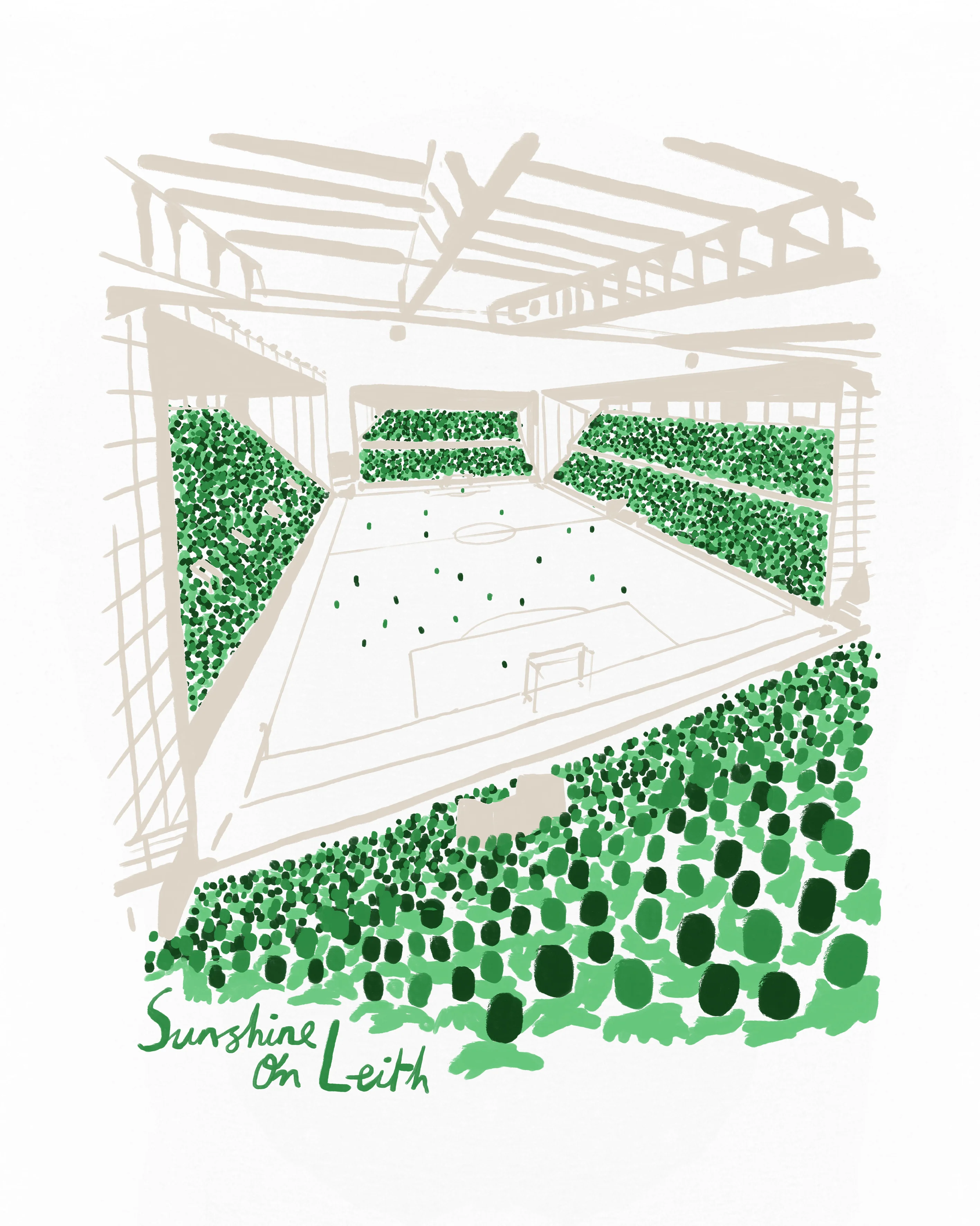 Hibernian 12th Man White Tee - Image 3