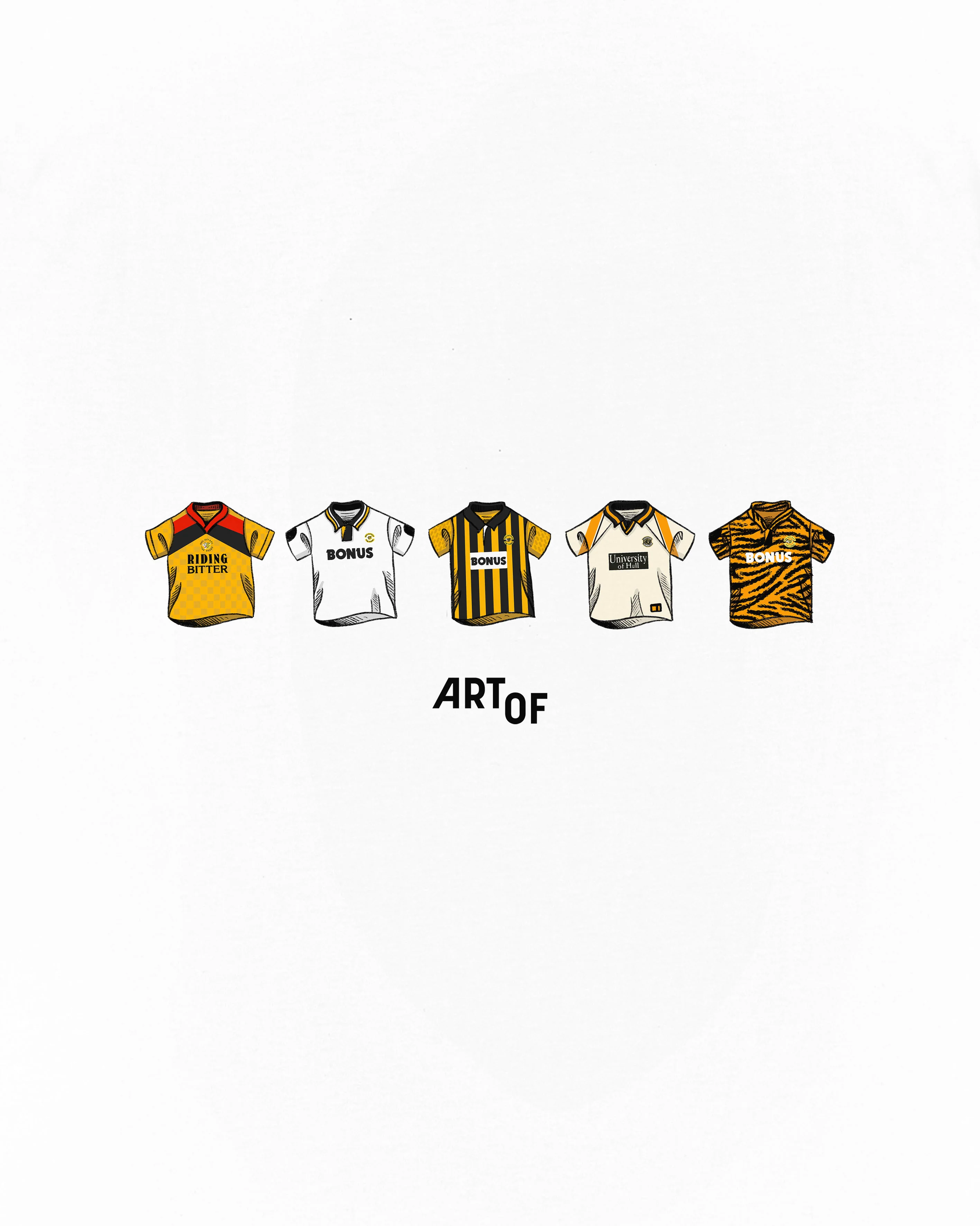Hull Printed Classics White Tee - Image 2