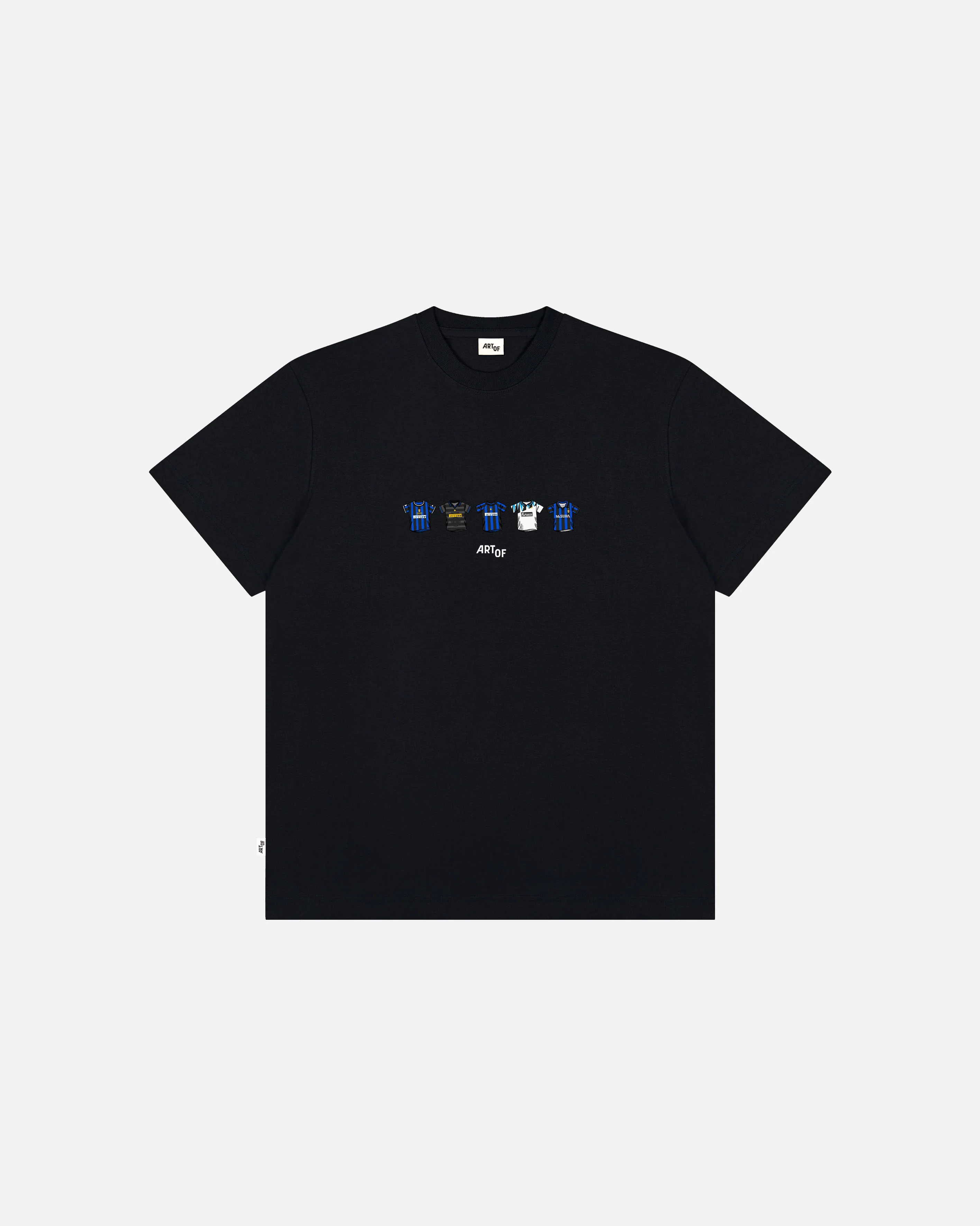 Inter Milan Printed Classics Black Tee