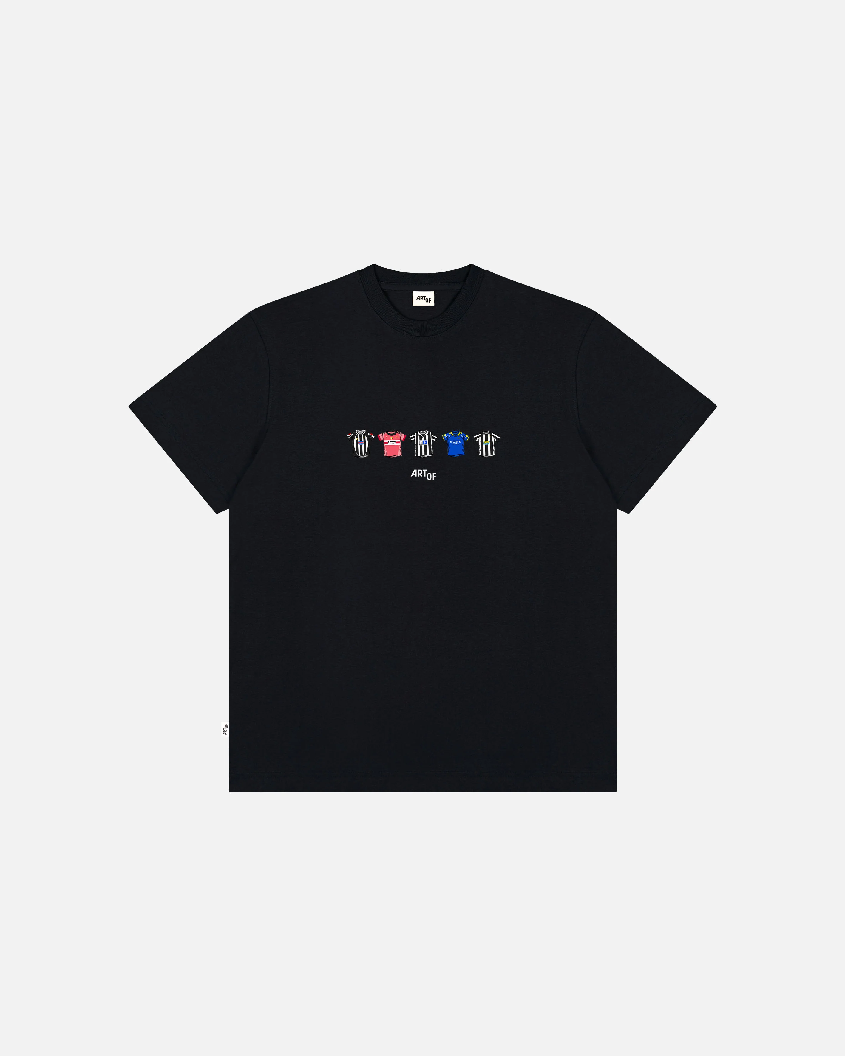 Juve Printed Classics Black Tee