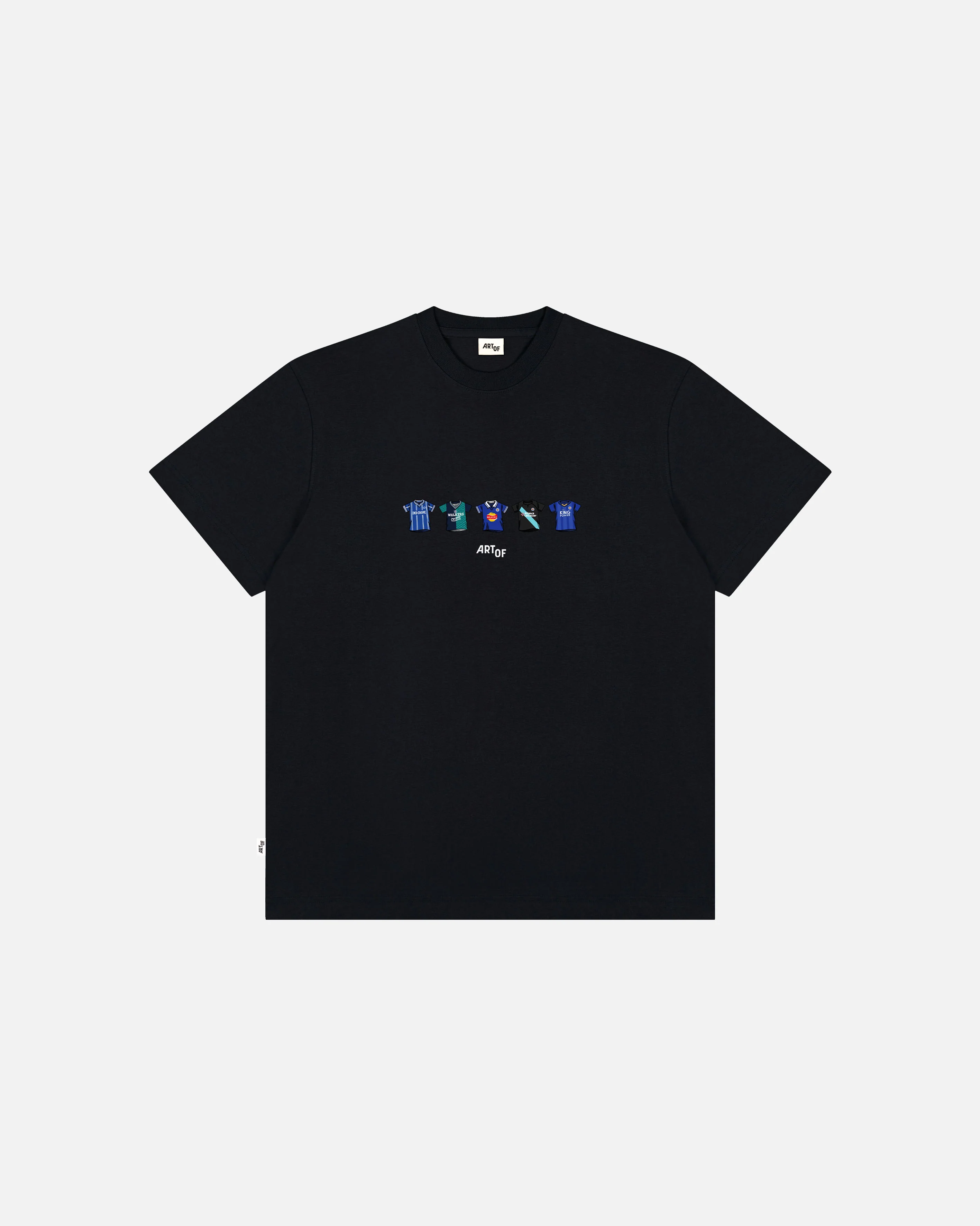 Leicester Printed Classics Black Tee