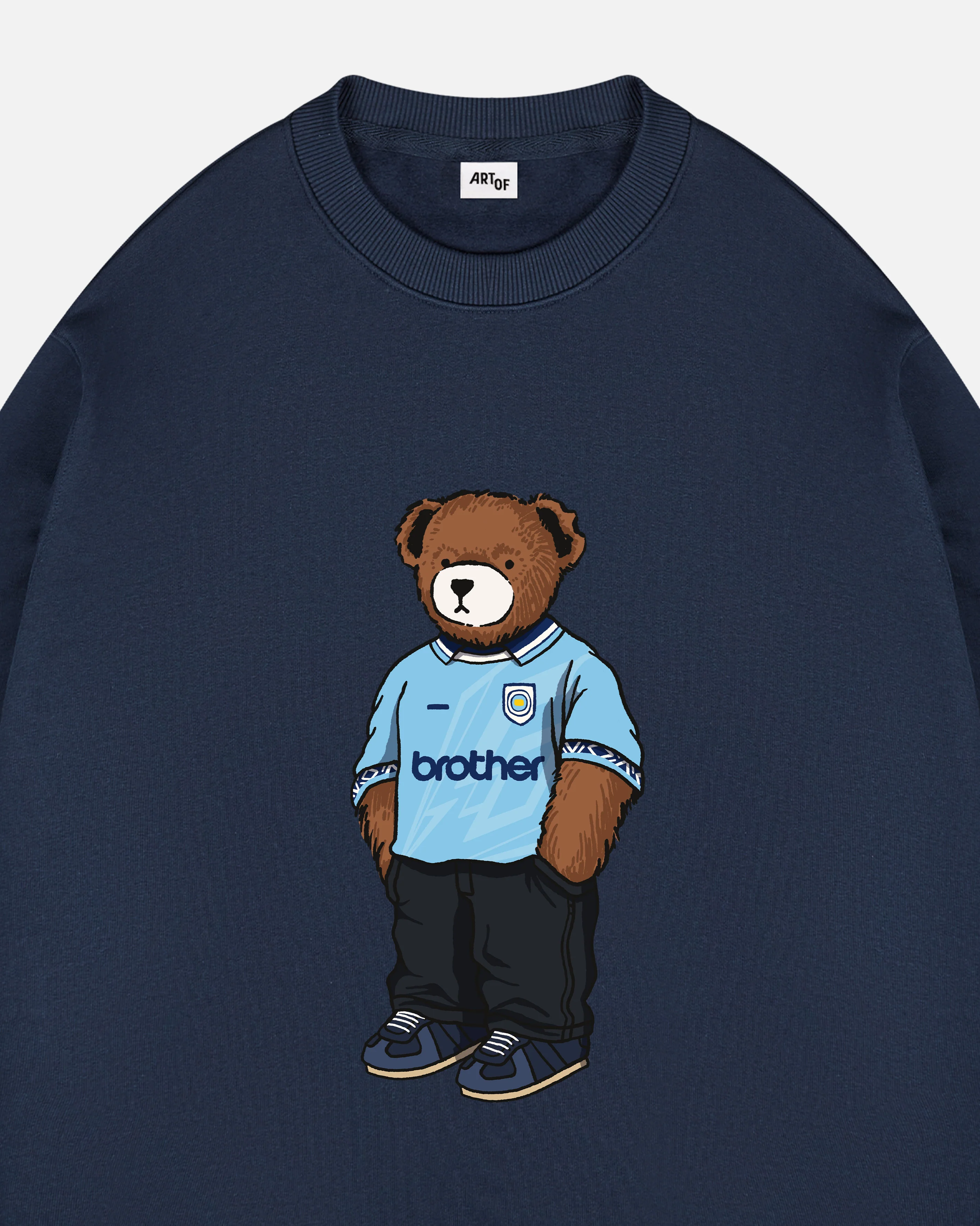 MCFC Home Pickles Navy Sweat - Image 2