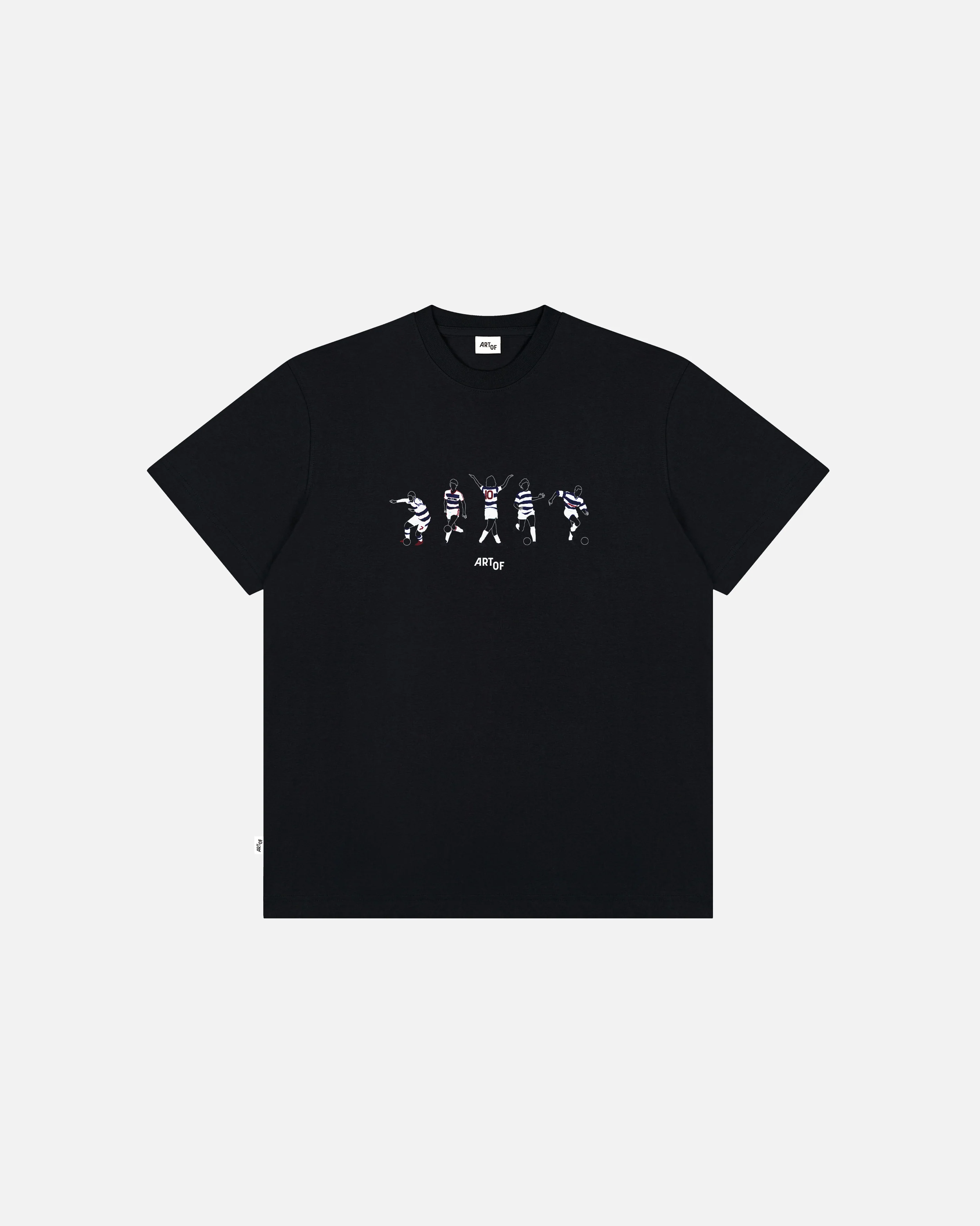 QPR Printed Icons Black Tee