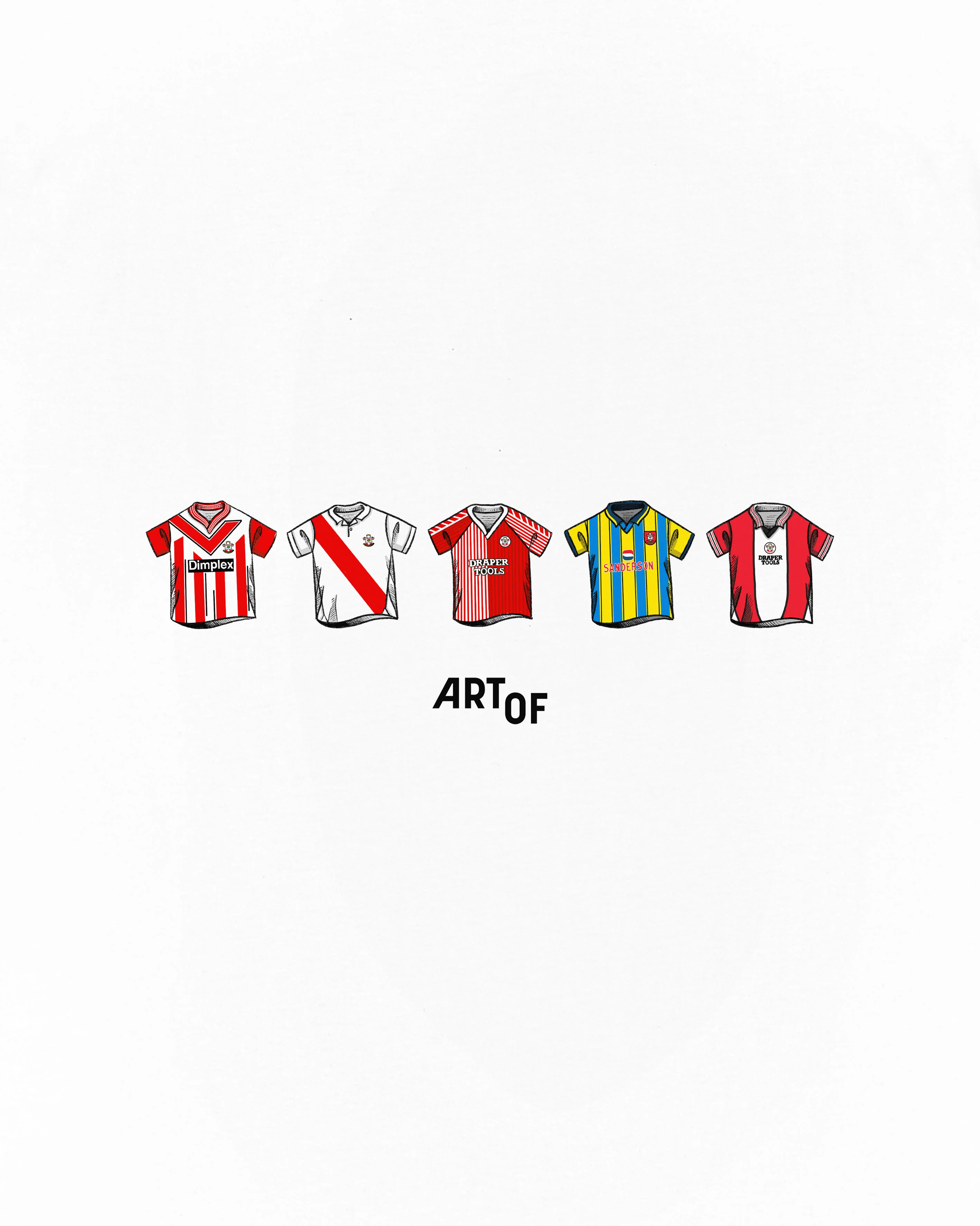 Southampton Printed Classics White Tee - Image 2