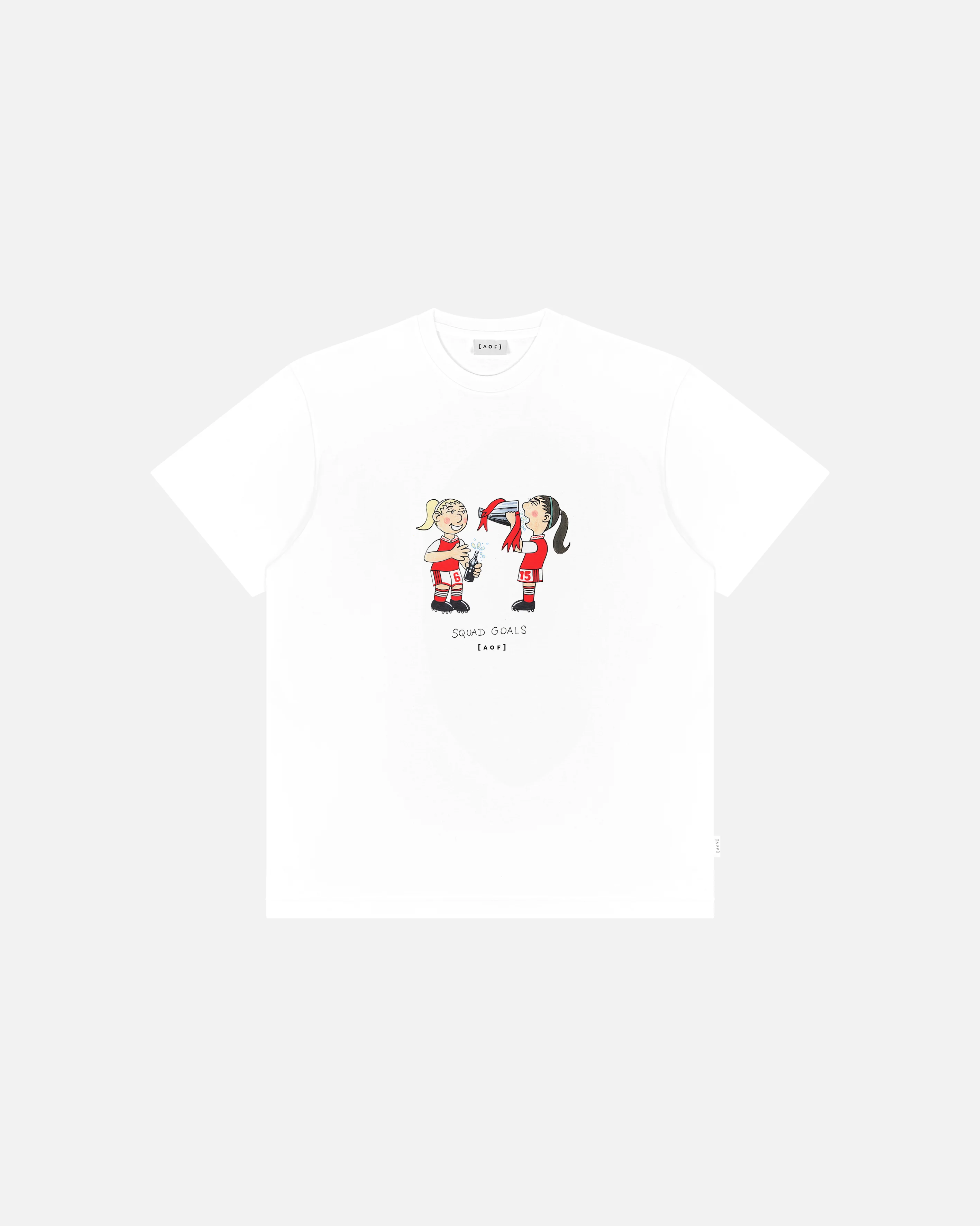 Squad Goals White Tee