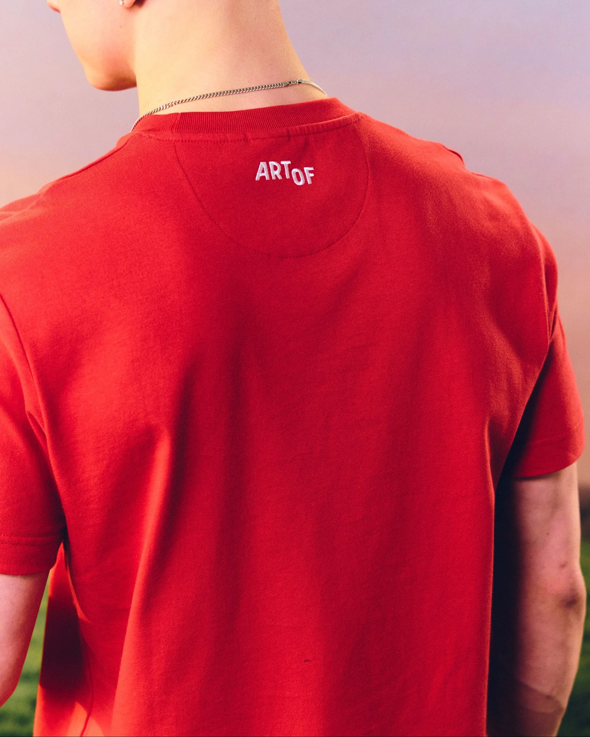 Sunderland Embroidered Red Tee - Image 3