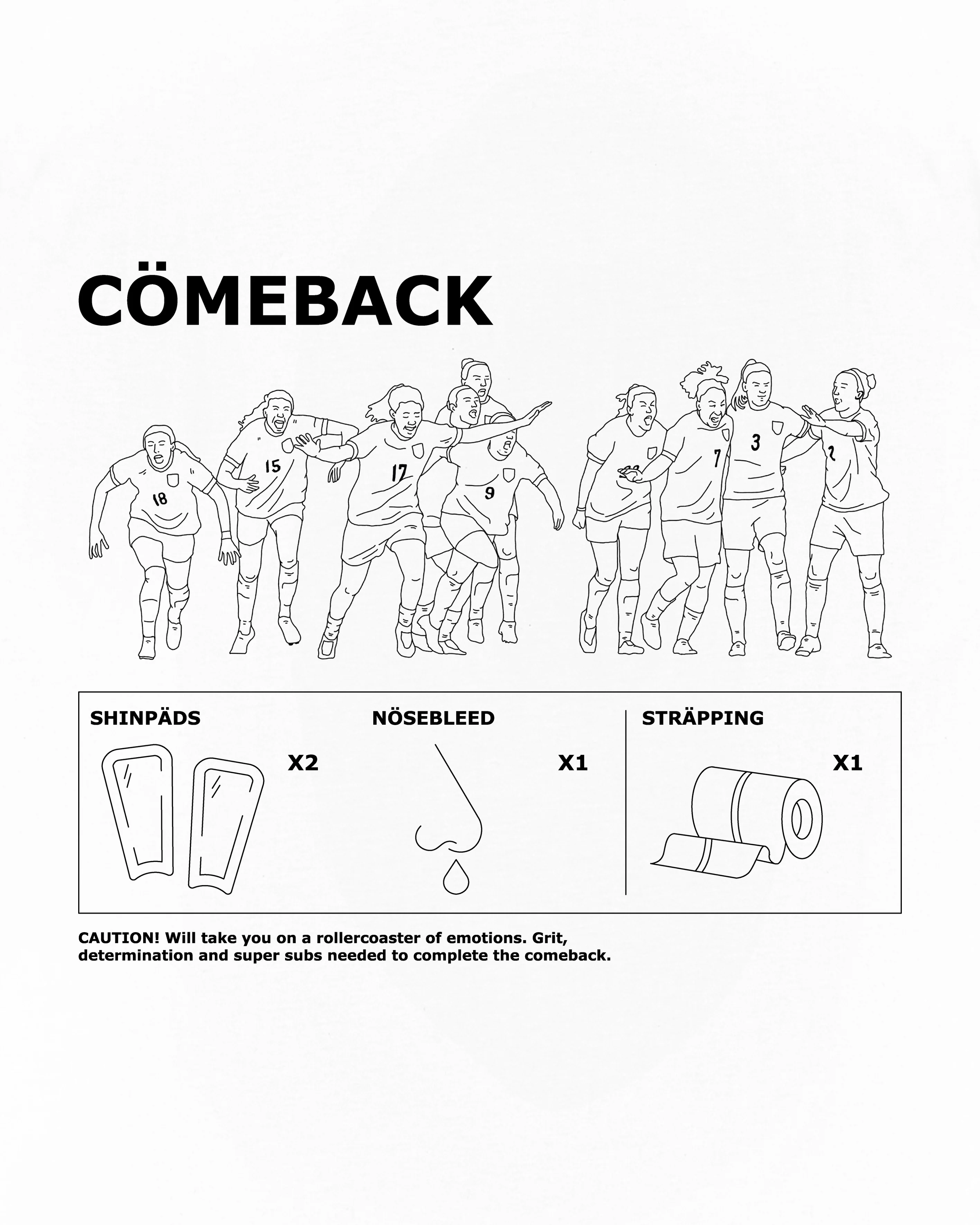 The Cömeback White Tee - Image 2