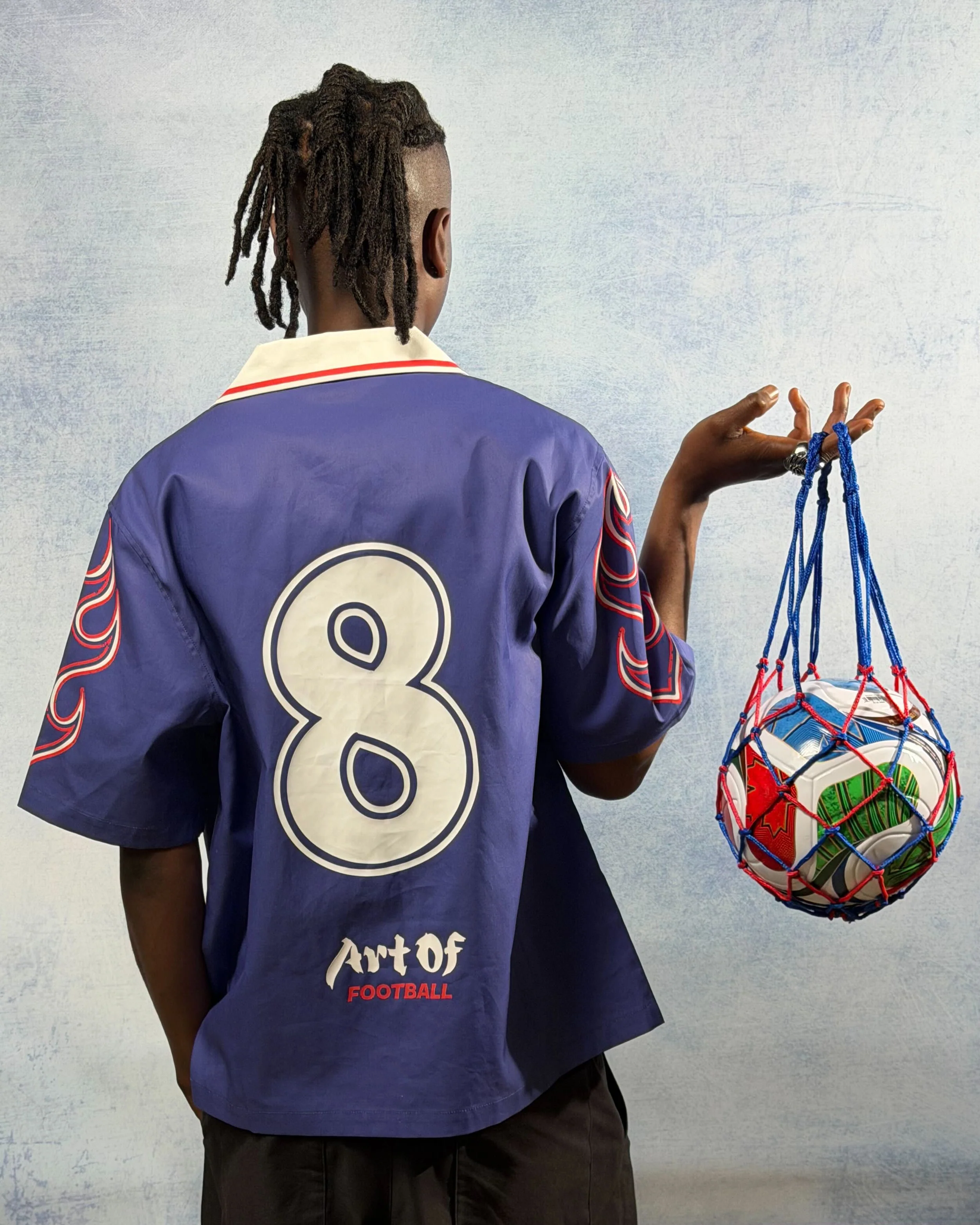 The Samurai Blue Button Down Shirt - Image 7