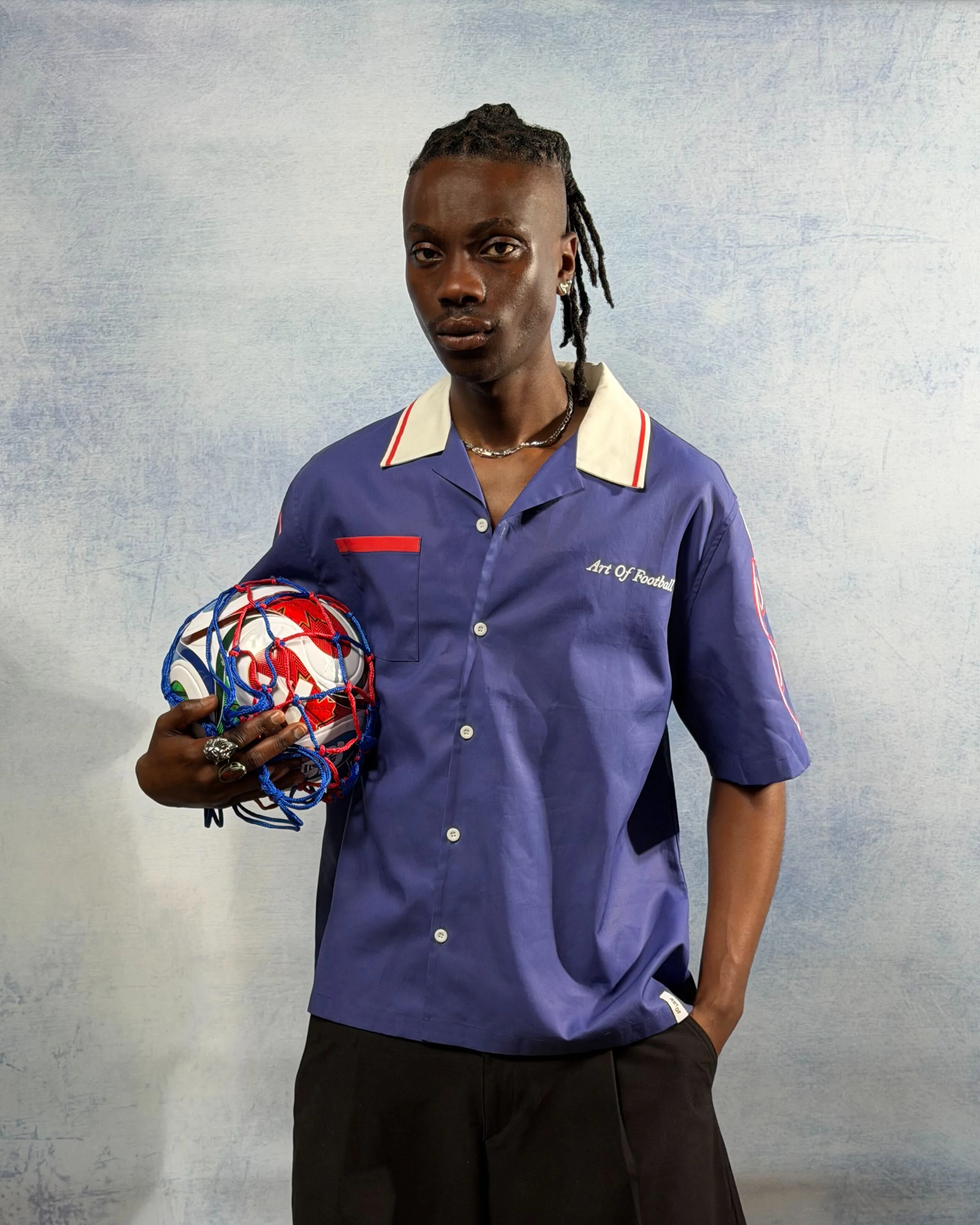 The Samurai Blue Button Down Shirt - Image 8