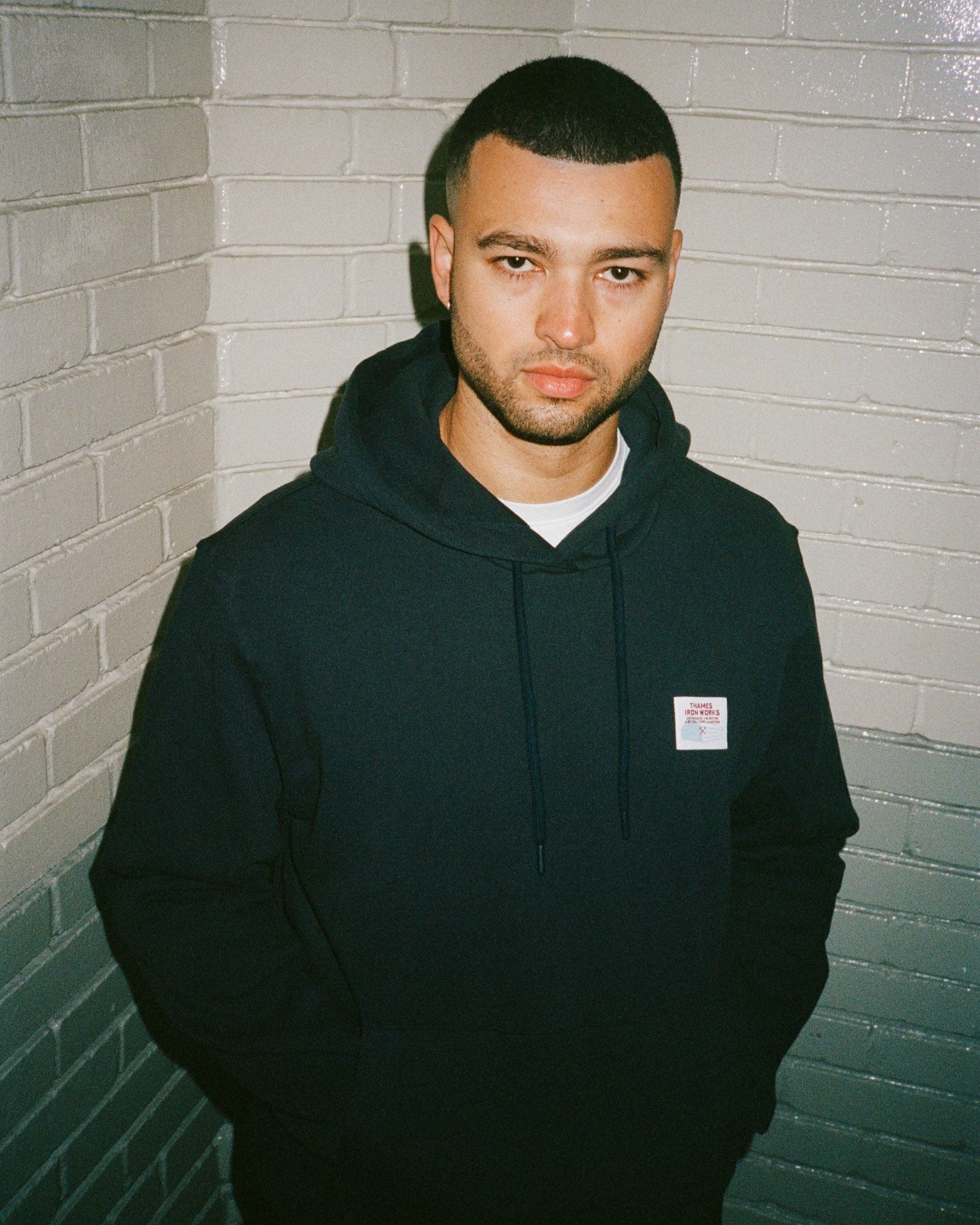 TIWFC Patch Navy Hoodie - Image 3