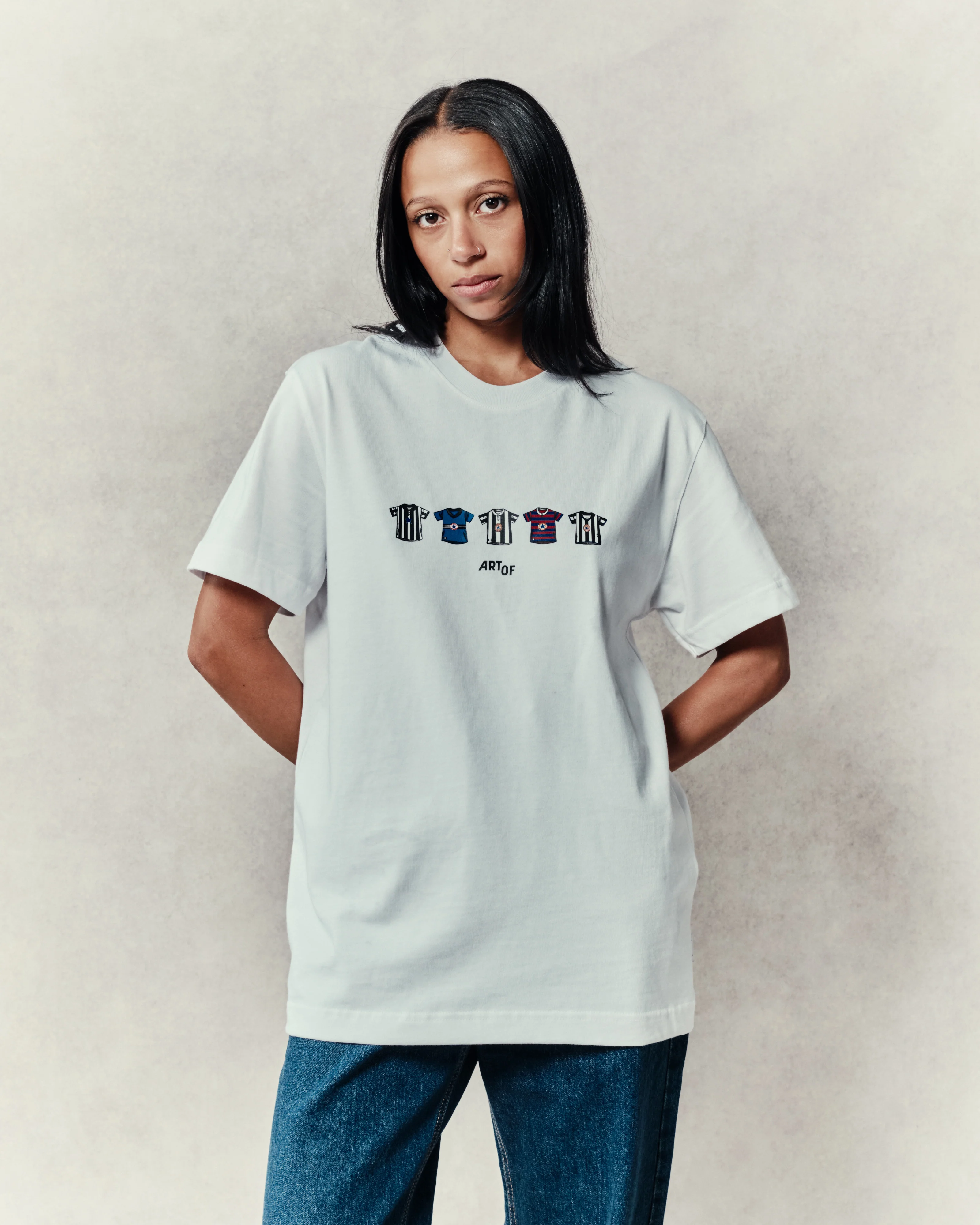 Toon Printed Classics White Tee - Image 4