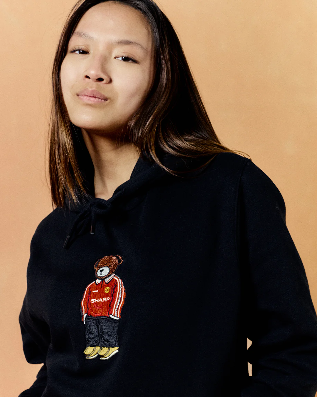 United Embroidered Pickles Black Hoodie - Image 2