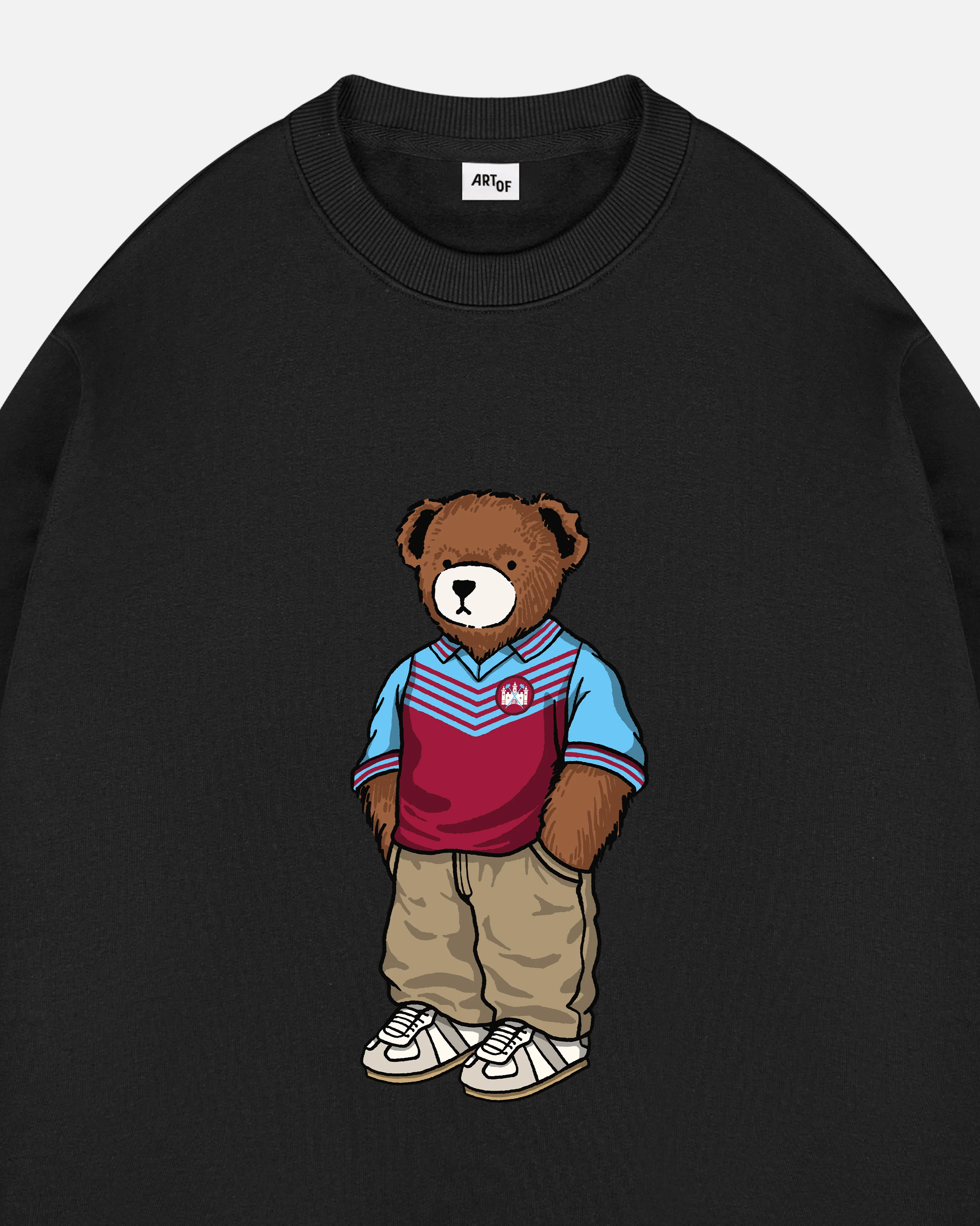 West Ham Home Pickles Black Sweat - Image 2