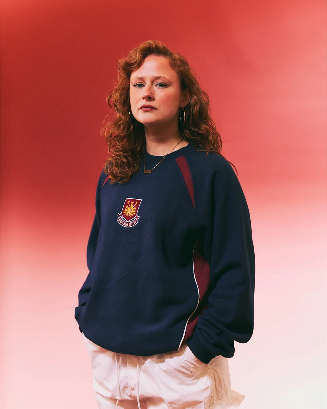 West Ham Panelled Sweat - Image 5